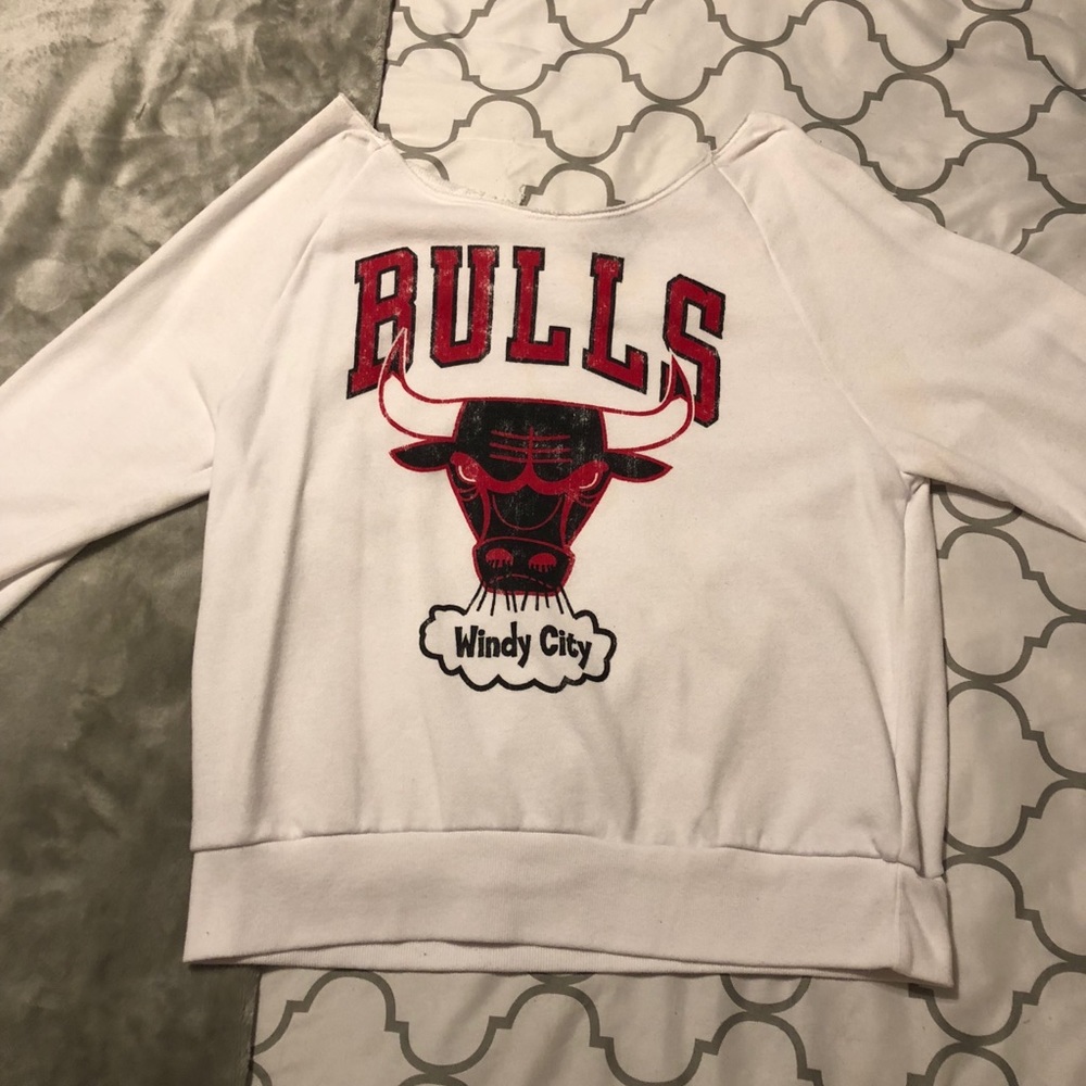 Chicago Bulls Open Shoulder Sweatshirt